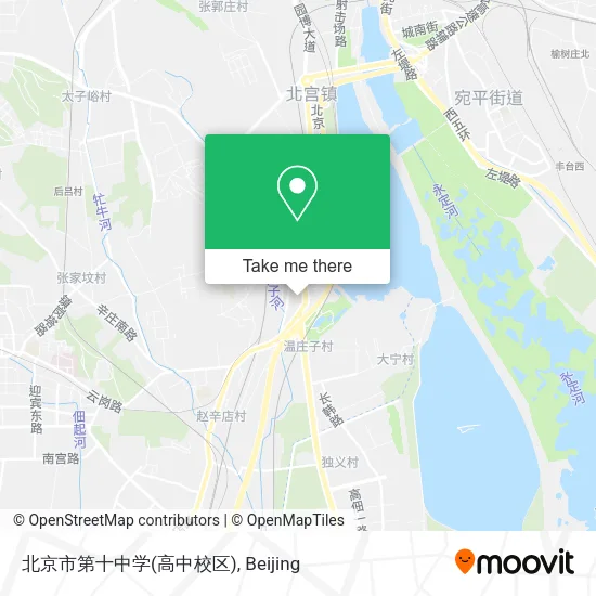 北京市第十中学(高中校区) map
