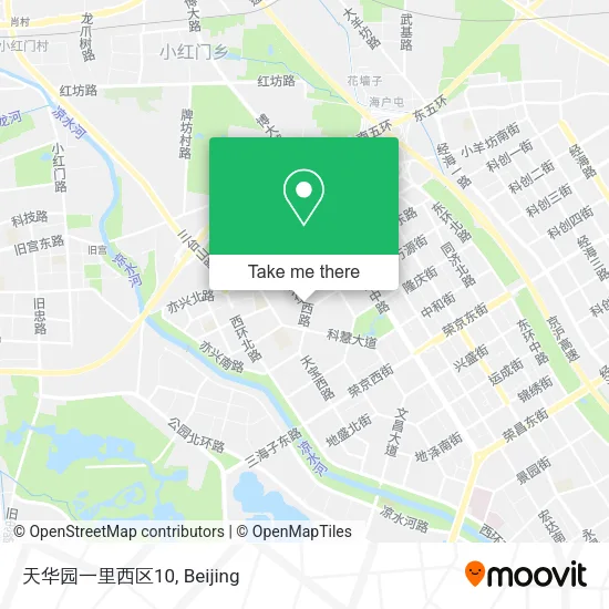 天华园一里西区10 map