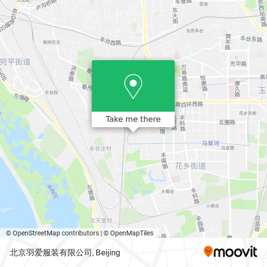 北京羽爱服装有限公司 map