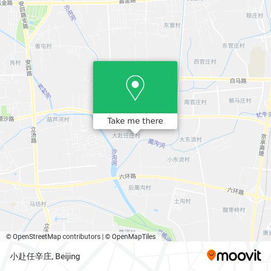 小赴任辛庄 map