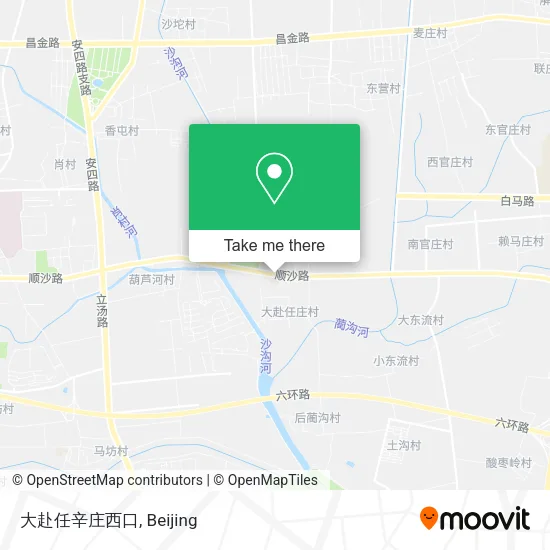 大赴任辛庄西口 map
