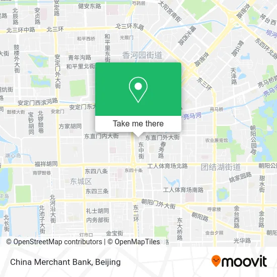 China Merchant Bank map