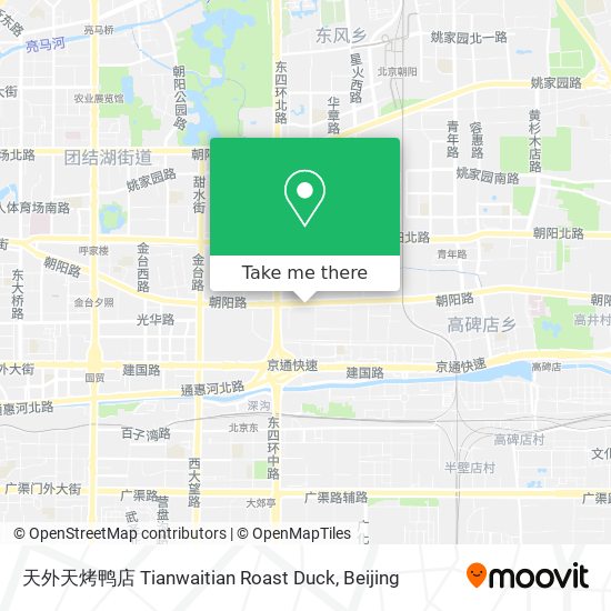 天外天烤鸭店 Tianwaitian Roast Duck map
