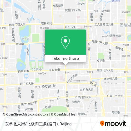 东单北大街/北极阁三条(路口) map