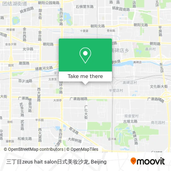 三丁目zeus hait salon日式美妆沙龙 map