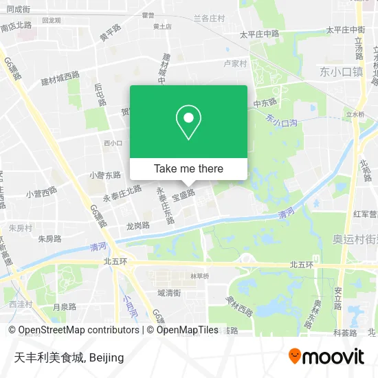 天丰利美食城 map