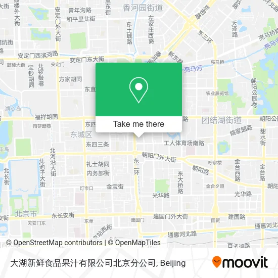 大湖新鲜食品果汁有限公司北京分公司 map