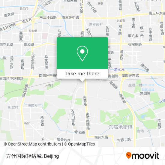 方仕国际轻纺城 map
