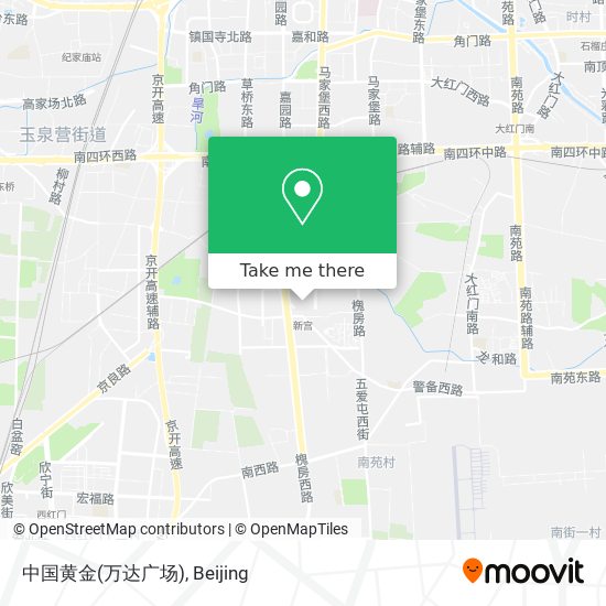 中国黄金(万达广场) map