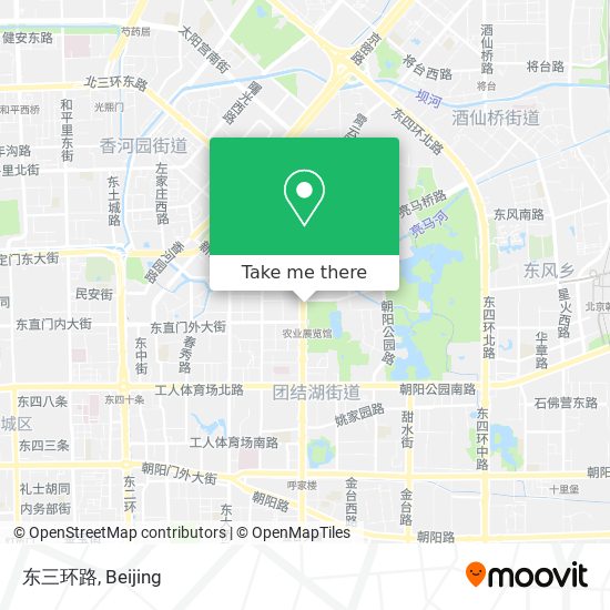 东三环路 map