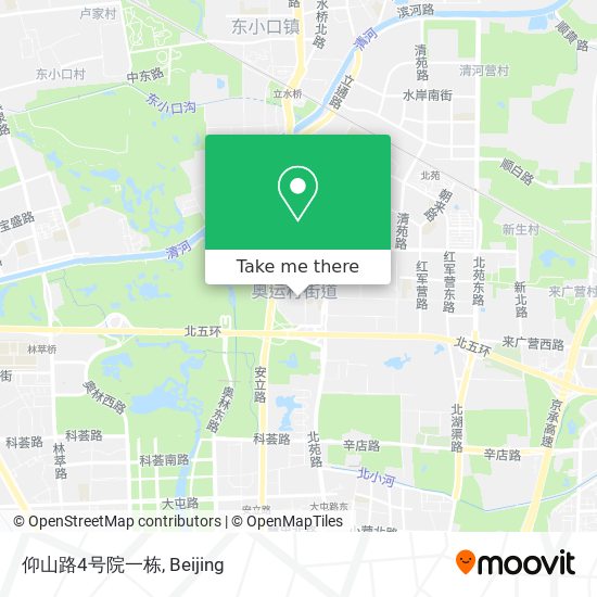 仰山路4号院一栋 map