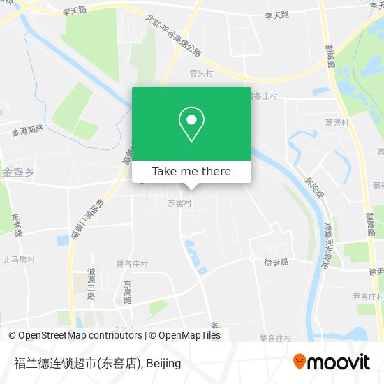 福兰德连锁超市(东窑店) map