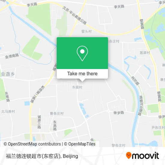 福兰德连锁超市(东窑店) map