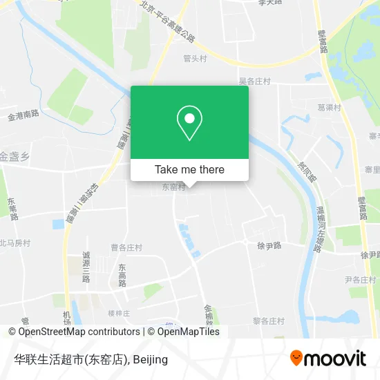 华联生活超市(东窑店) map