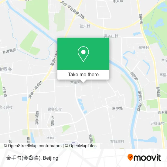 金手勺(金盏路) map