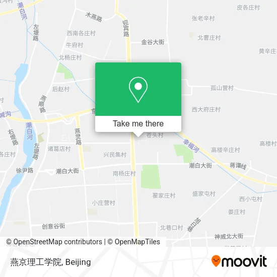 燕京理工学院 map