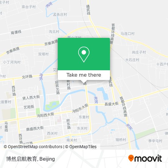 博然启航教育 map