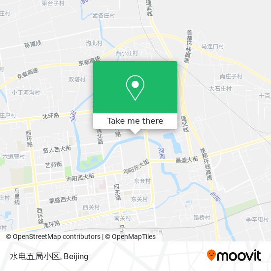 水电五局小区 map