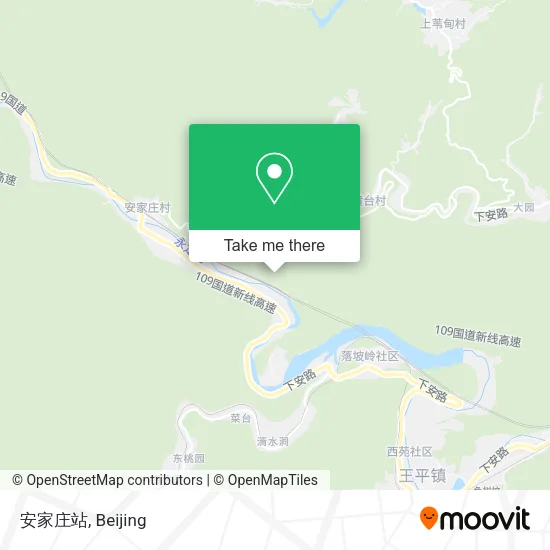 安家庄站 map
