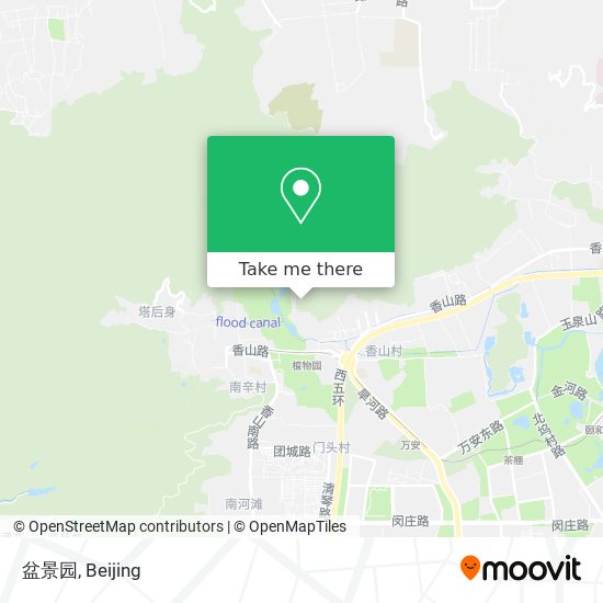 盆景园 map