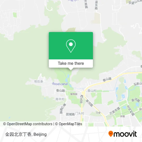 金园北京丁香 map