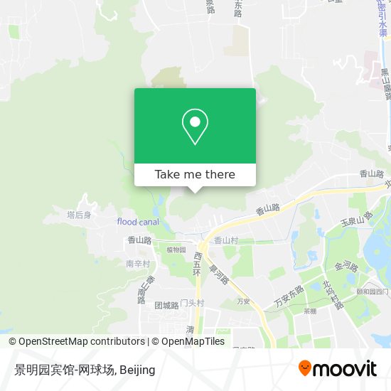 景明园宾馆-网球场 map
