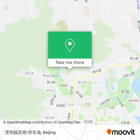 景明园宾馆-停车场 map