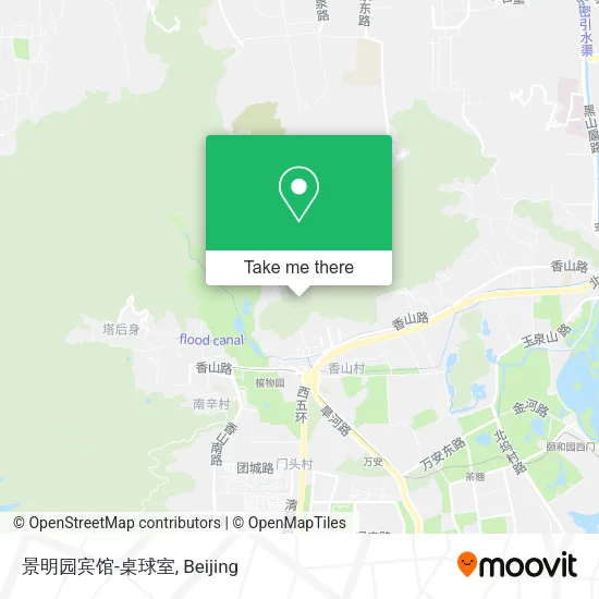 景明园宾馆-桌球室 map