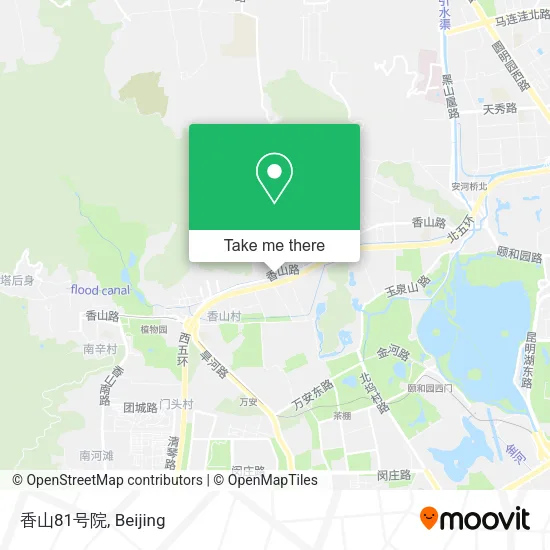 香山81号院 map