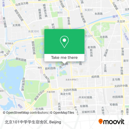 北京101中学学生宿舍区 map