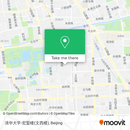 清华大学-宏盟楼(文西楼) map