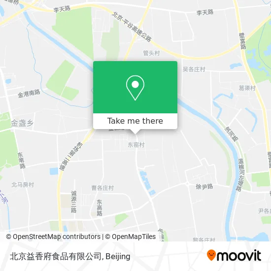 北京益香府食品有限公司 map