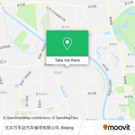 北京万车达汽车修理有限公司 map