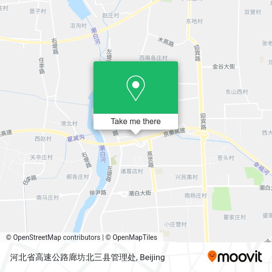 河北省高速公路廊坊北三县管理处 map