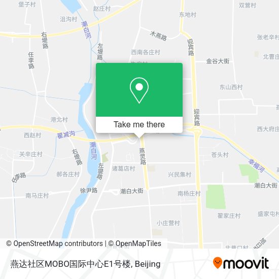 燕达社区MOBO国际中心E1号楼 map