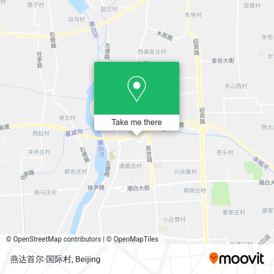 燕达首尔·国际村 map