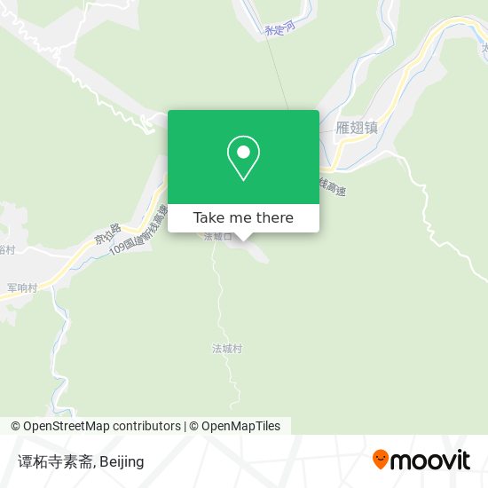 谭柘寺素斋 map