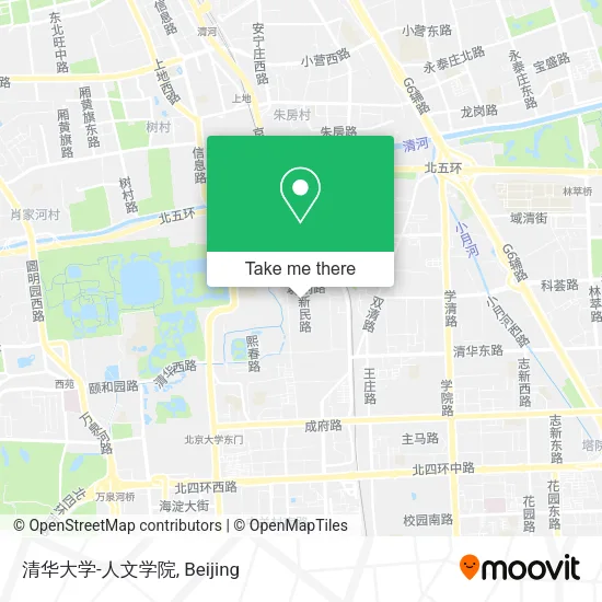 清华大学-人文学院 map