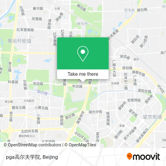 pga高尔夫学院 map