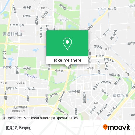 北湖渠 map