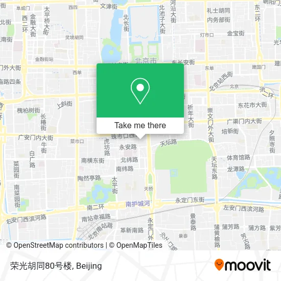 荣光胡同80号楼 map