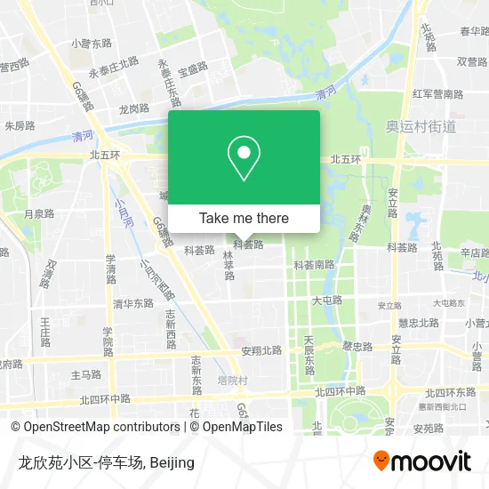 龙欣苑小区-停车场 map