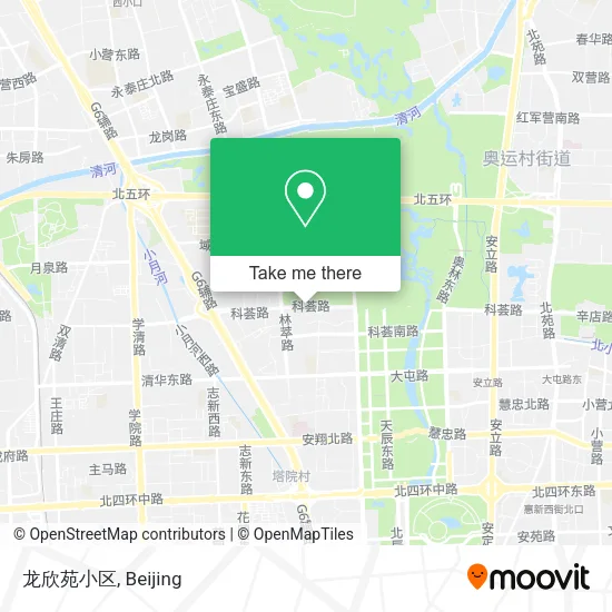 龙欣苑小区 map