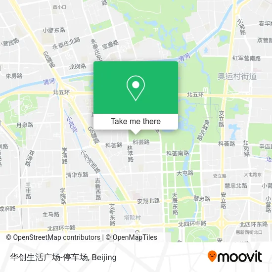 华创生活广场-停车场 map