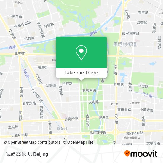 诚尚高尔夫 map