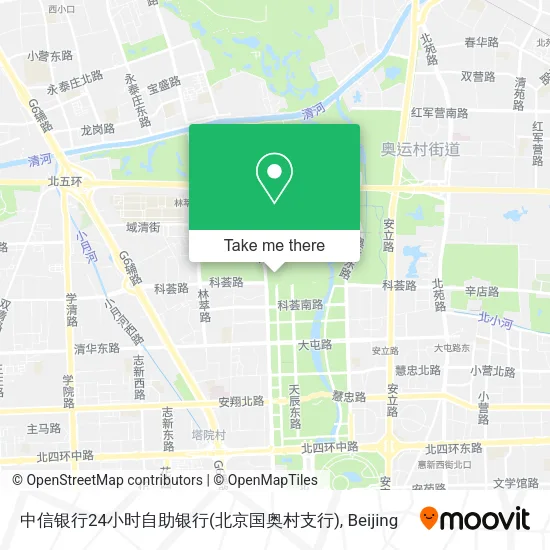 中信银行24小时自助银行(北京国奥村支行) map