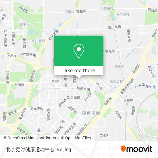 北京竞时健康运动中心 map