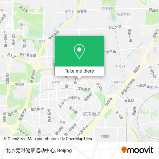 北京竞时健康运动中心 map