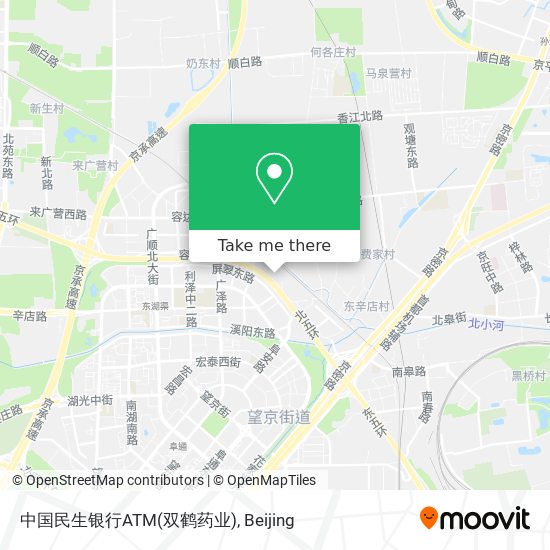 中国民生银行ATM(双鹤药业) map