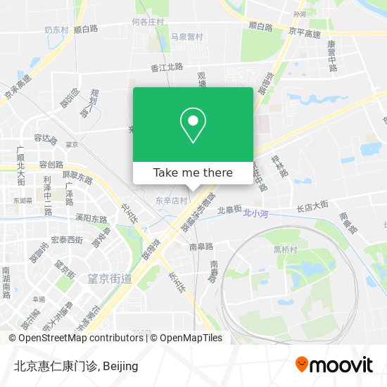 北京惠仁康门诊 map